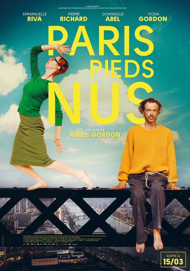 Paris pieds nus - Posters