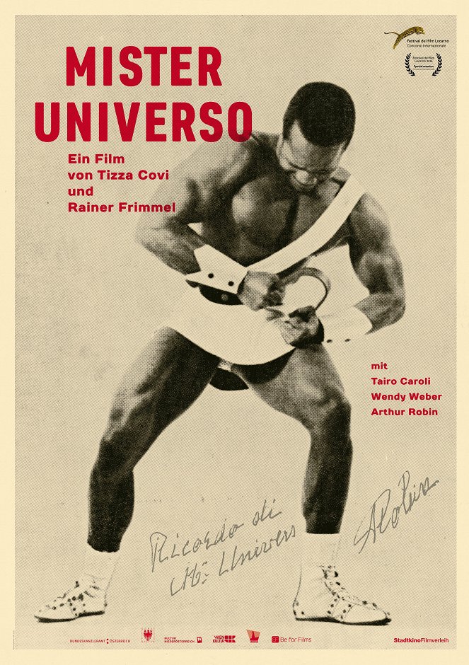 Mister Universo - Cartazes