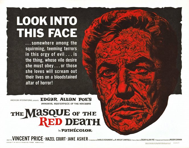 Maska rudé smrti - Plakáty