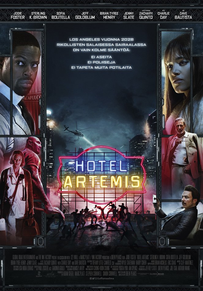 Hotel Artemis - Julisteet