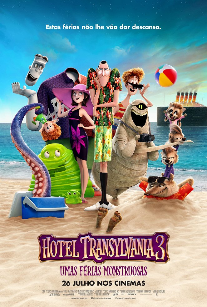 Hotel Transylvania 3: Umas Férias Monstruosas - Cartazes