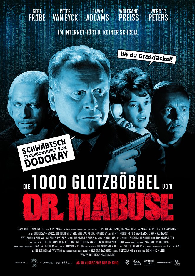 Die 1000 Glotzböbbel vom Dr. Mabuse - Carteles