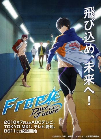 Free! - Dive to the Future - Carteles