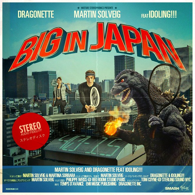 Martin Solveig & Dragonette ft. Idoling - Big In Japan - Plakáty