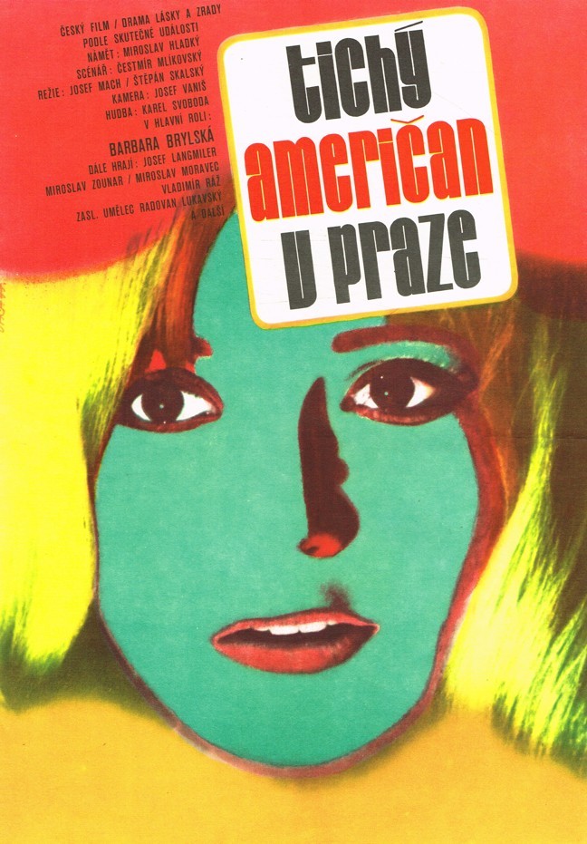 Tichý Američan v Praze - Plakáty