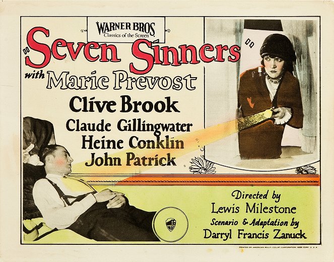 Seven Sinners - Plakate