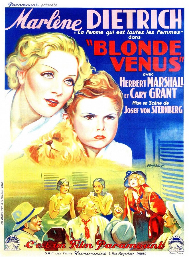 La Vénus blonde - Affiches