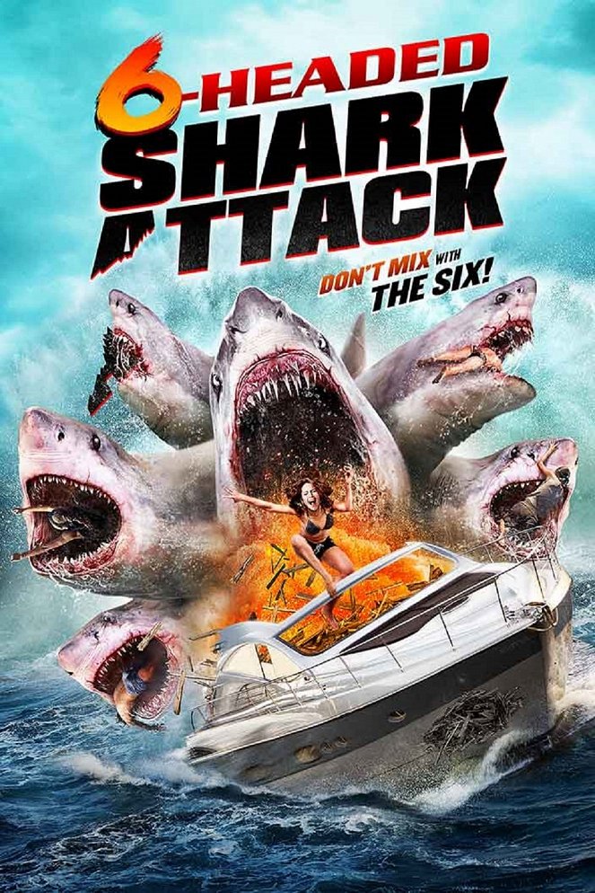 6-Headed Shark Attack - Plagáty