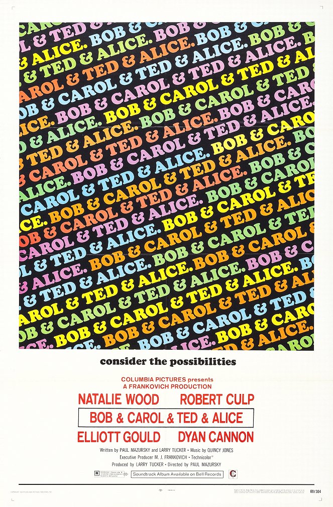 Bob & Carol & Ted & Alice - Posters