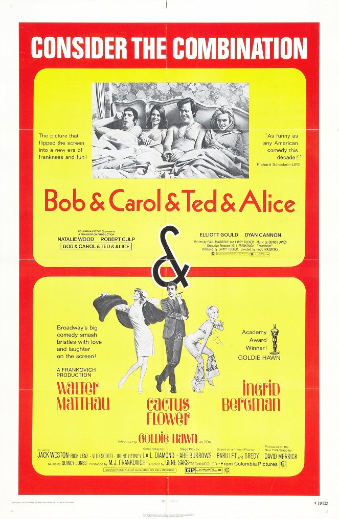 Bob a Carol a Ted a Alice - Plakáty