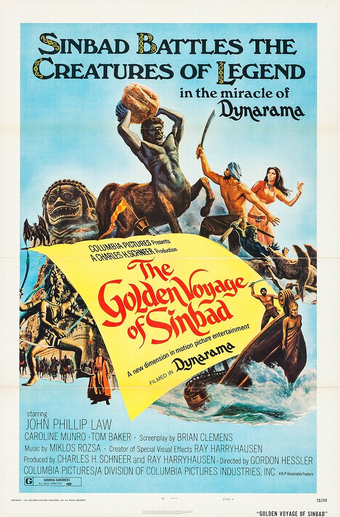 The Golden Voyage of Sinbad - Cartazes