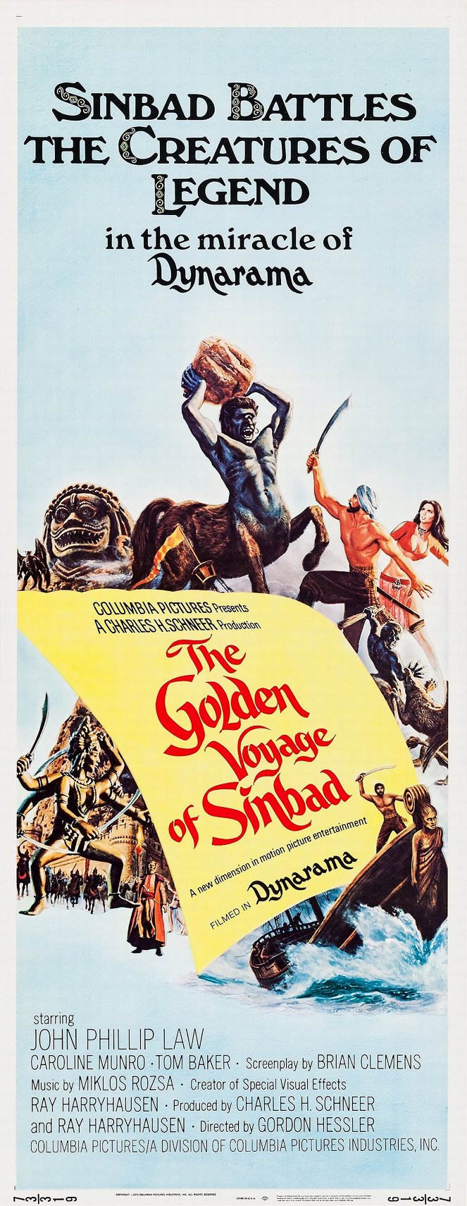 De Wonderlijke Reis van Sinbad - Posters