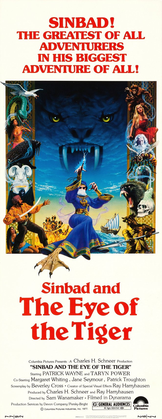Sinbad en het oog van de tijger - Posters