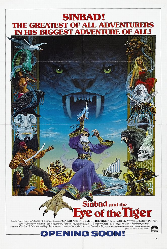 Sinbad en het oog van de tijger - Posters