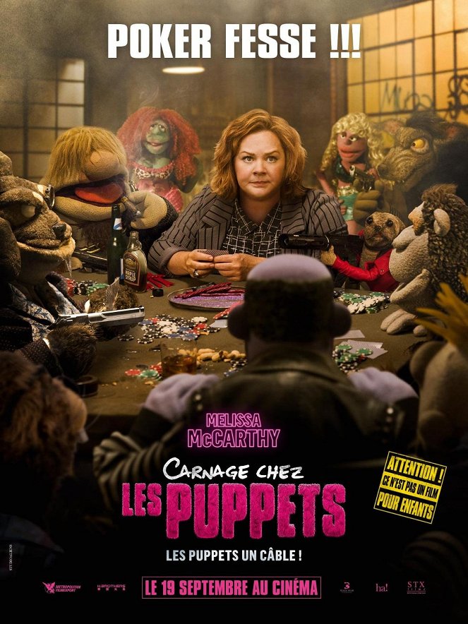 Carnage chez les puppets - Affiches