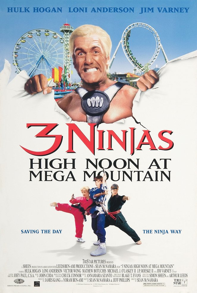 3 Ninjas: High Noon at Mega Mountain - Cartazes