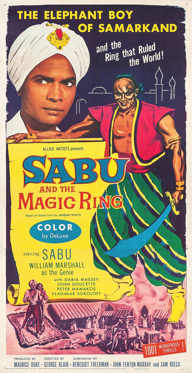 Sabu and the Magic Ring - Posters