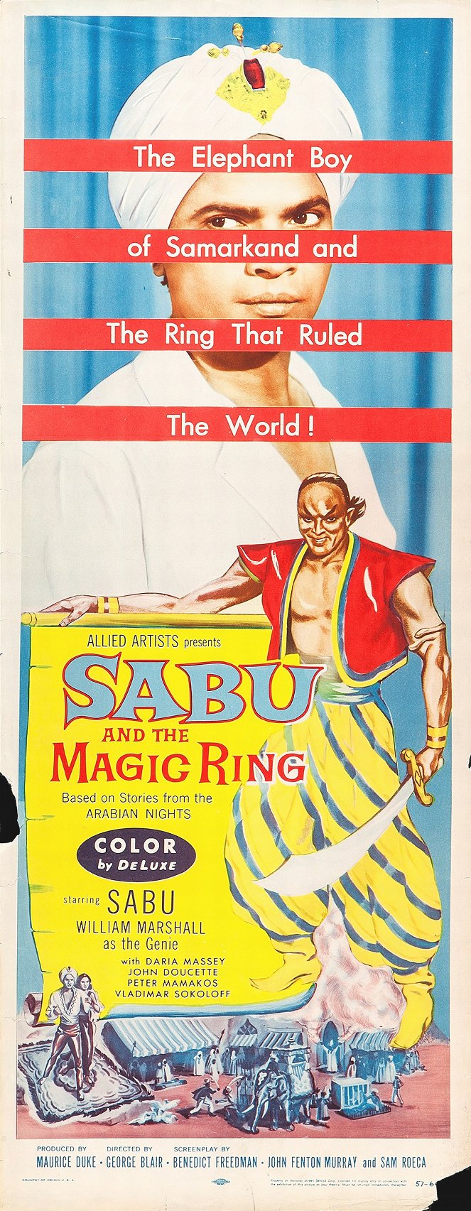 Sabú y el anillo mágico - Carteles