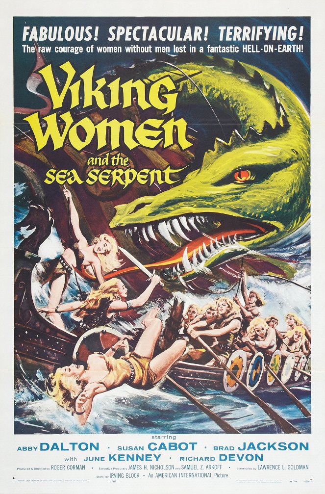 Las mujeres vikingo y la serpiente del mar - Carteles