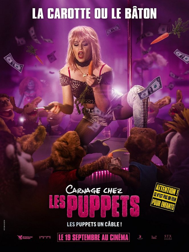 Carnage chez les puppets - Affiches