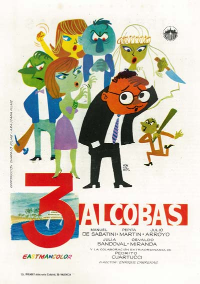 Tres alcobas - Posters