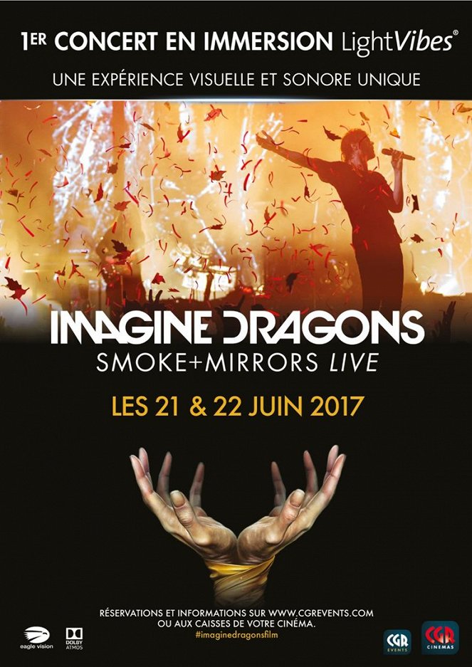 Imagine Dragons - Smoke+Mirrors (CGR Events) - Affiches