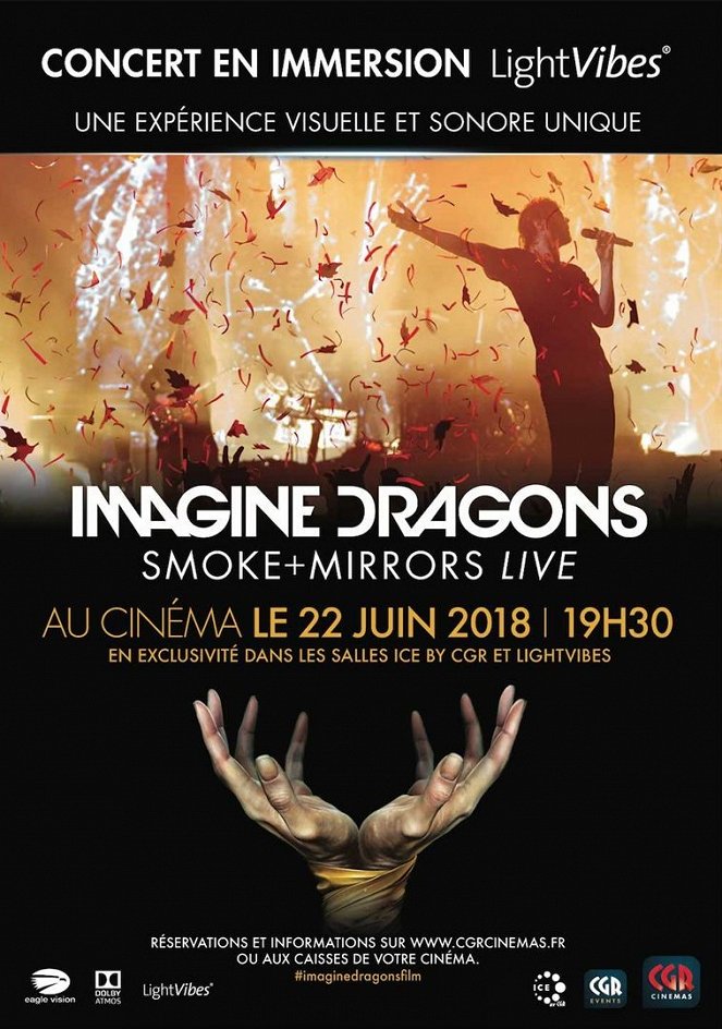 Imagine Dragons - Smoke+Mirrors (CGR Events) - Affiches