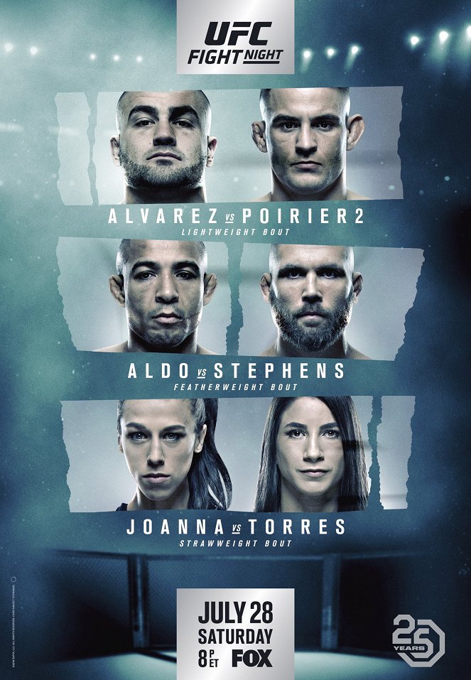 UFC on Fox: Alvarez vs. Poirier 2 - Plakate