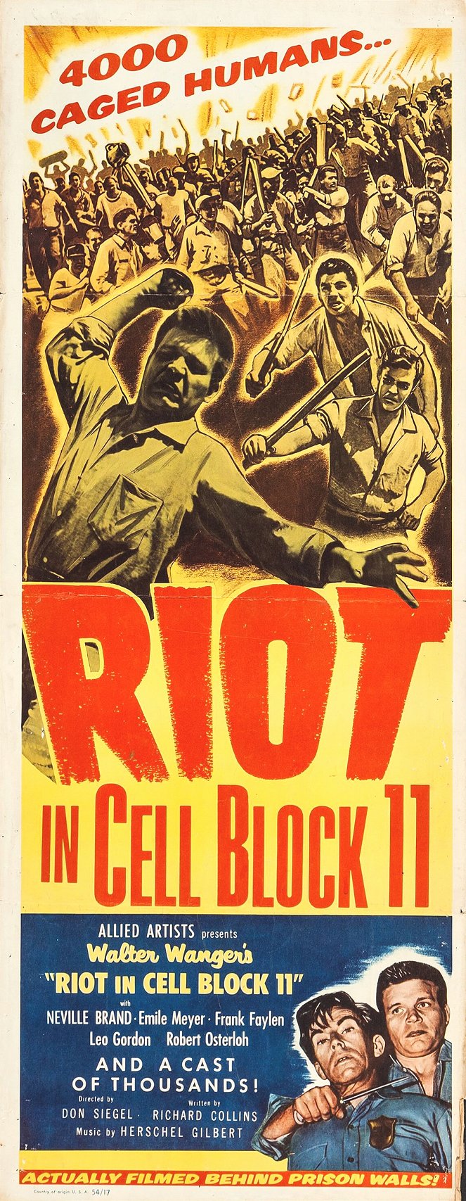 Riot in Cell Block 11 - Cartazes