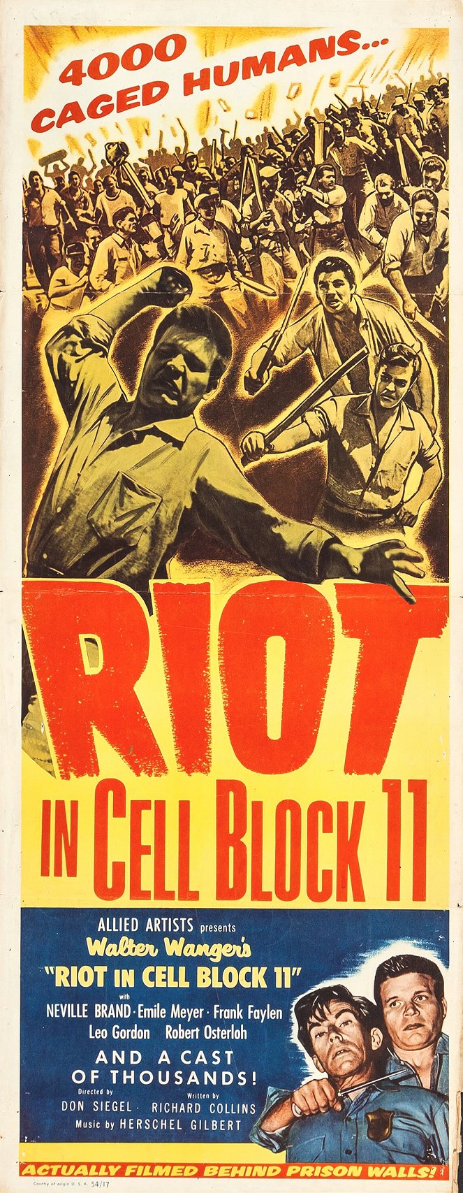 Riot in Cell Block 11 - Plakaty