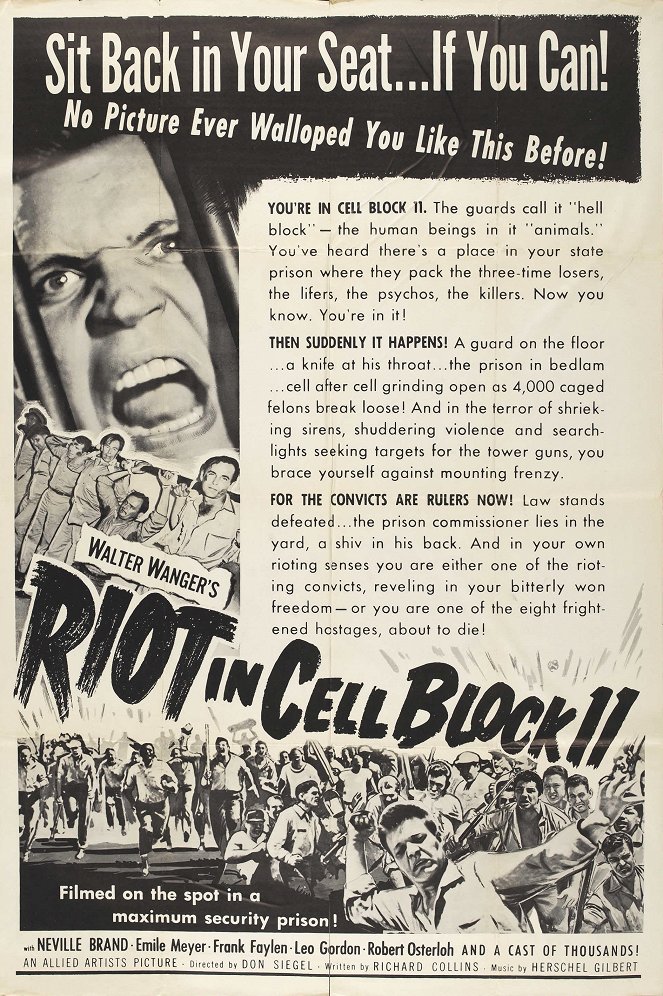 Riot in Cell Block 11 - Posters