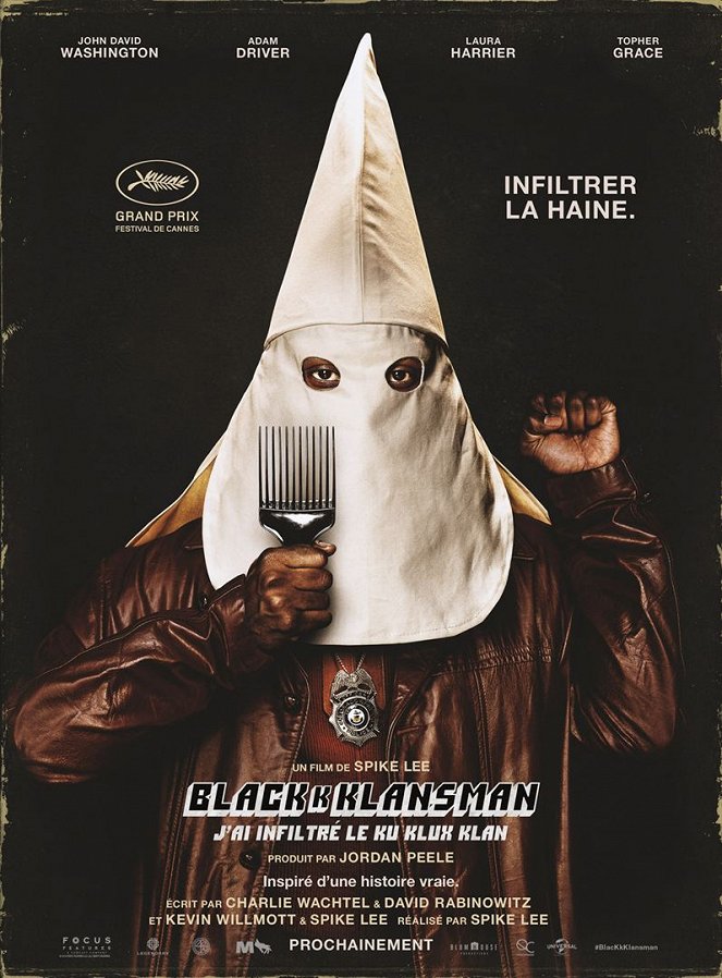 BlacKkKlansman - J'ai infiltré le Ku Klux Klan - Affiches