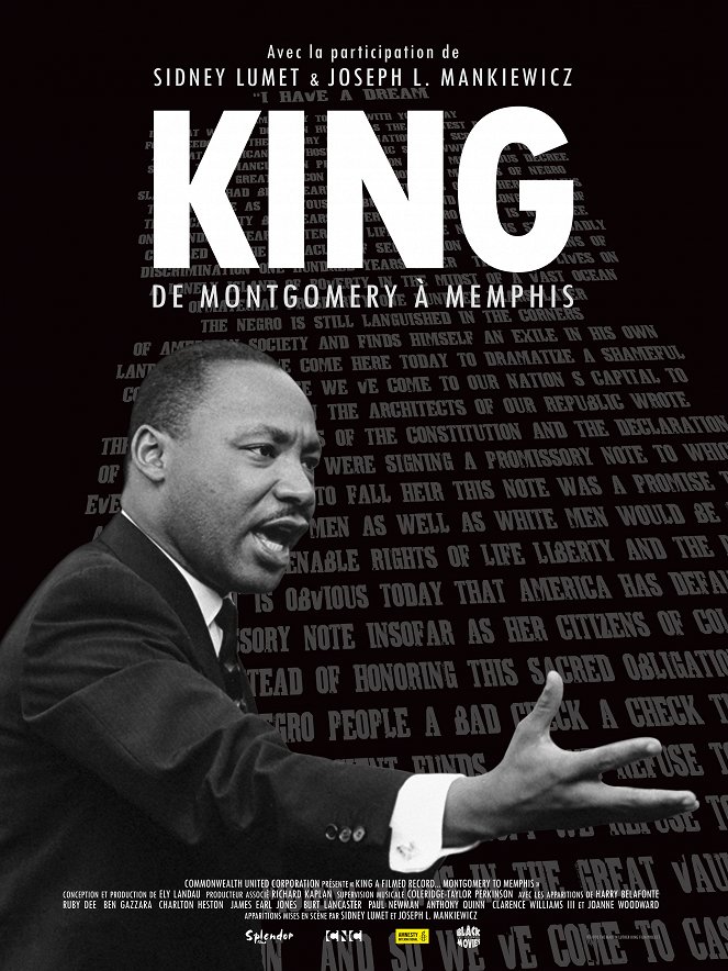 King : De Montgomery à Memphis - Affiches