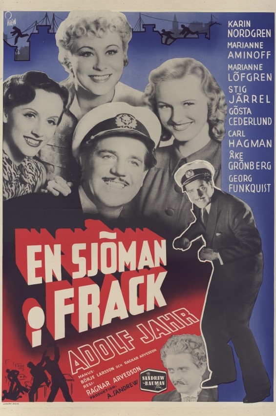 En sjöman i frack - Plakate