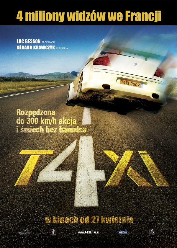 Taxi 4 - Plakaty
