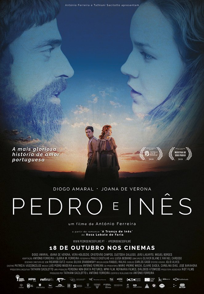 Pedro e Inês - Plakátok