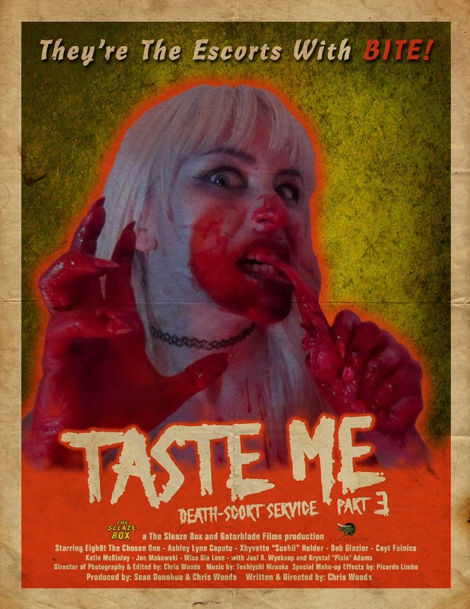 Taste Me: Death-scort Service Part 3 - Julisteet
