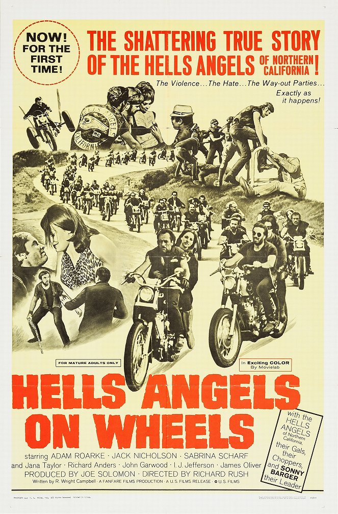 Hells Angels on Wheels - Plakaty