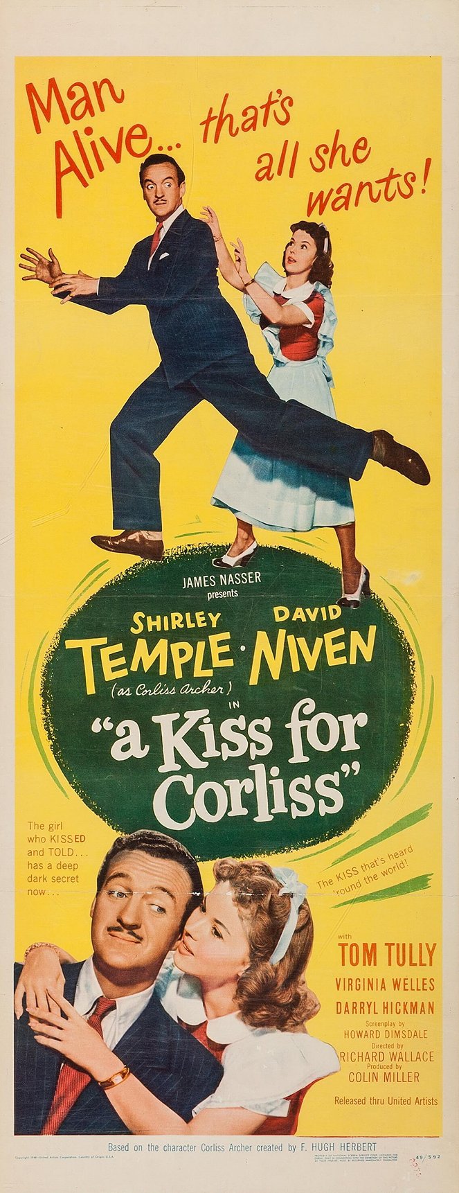 A Kiss for Corliss - Plakáty