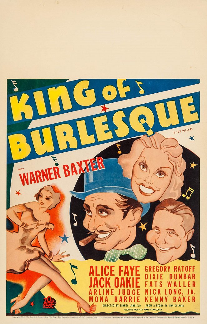 King of Burlesque - Plakate
