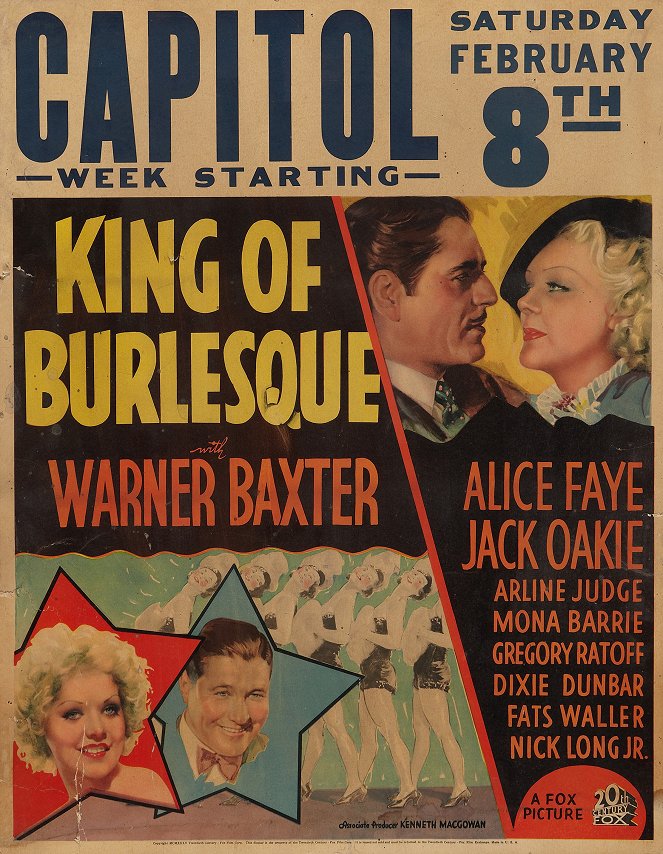 King of Burlesque - Cartazes