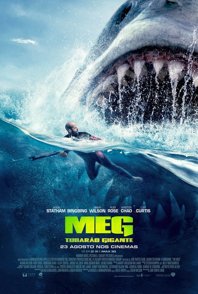 Meg - Tubarão Gigante - Cartazes