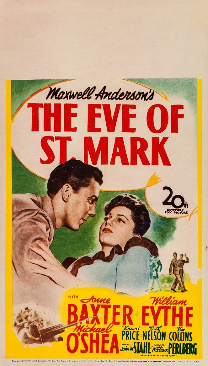 The Eve of St. Mark - Cartazes