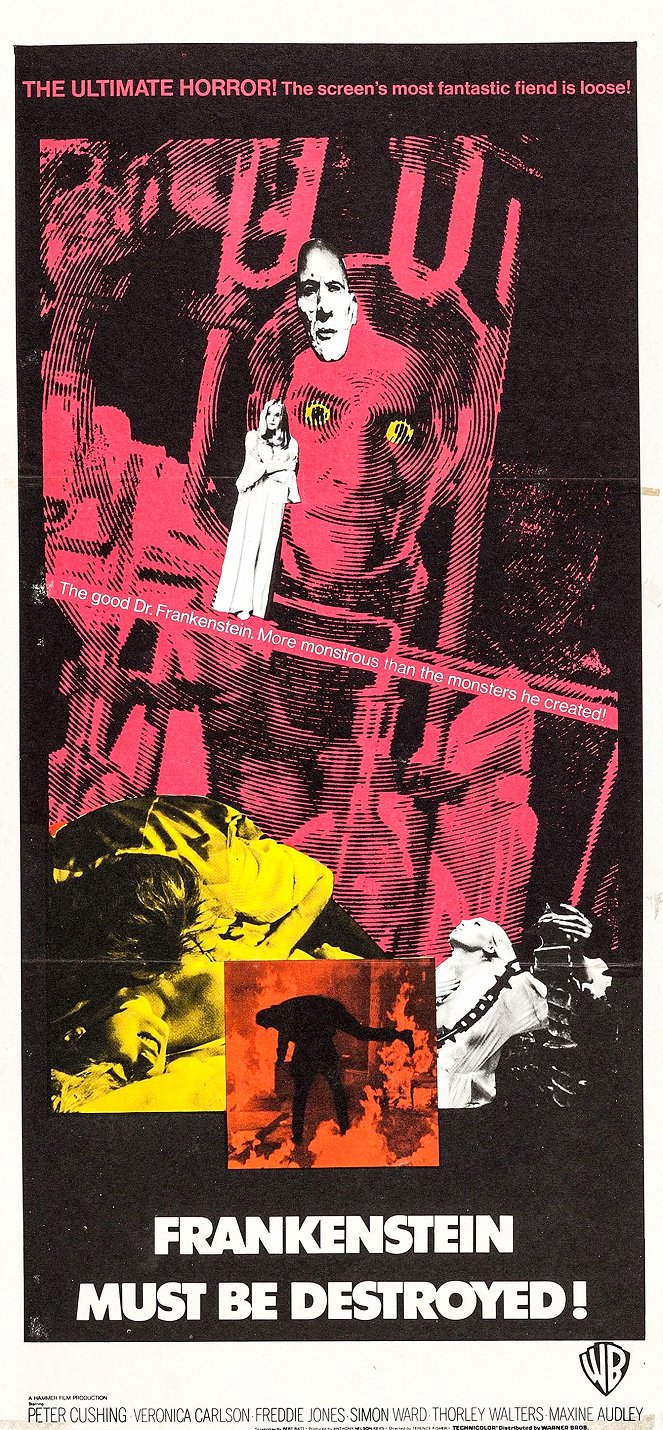 Frankenstein Must Be Destroyed - Posters