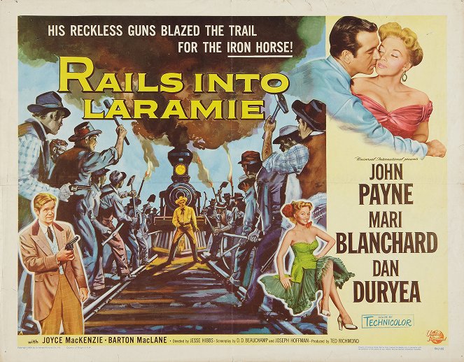 Rails Into Laramie - Plakaty