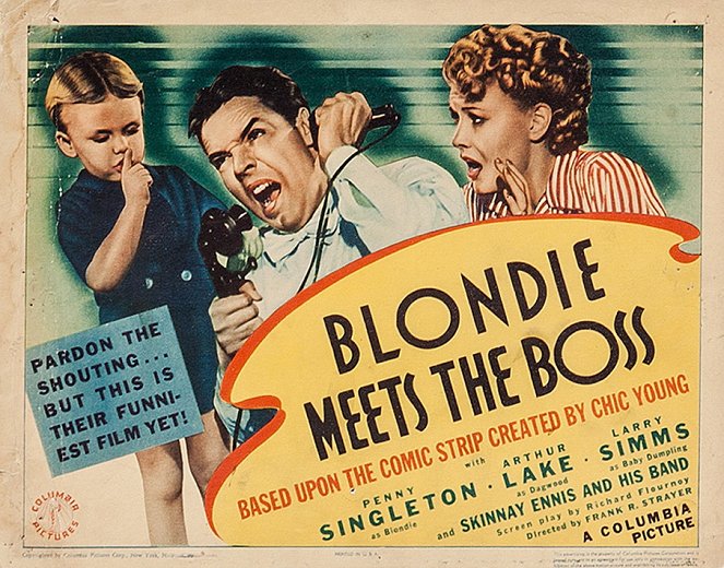 Blondie Meets the Boss - Plakaty