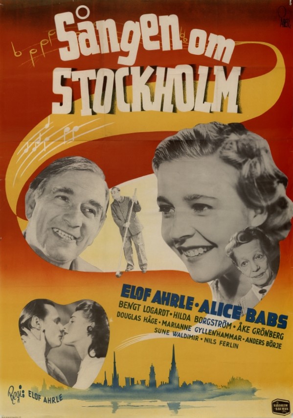 Sången om Stockholm - Plakáty