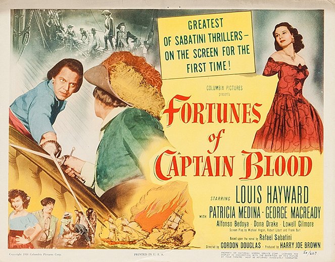 Fortunes of Captain Blood - Posters