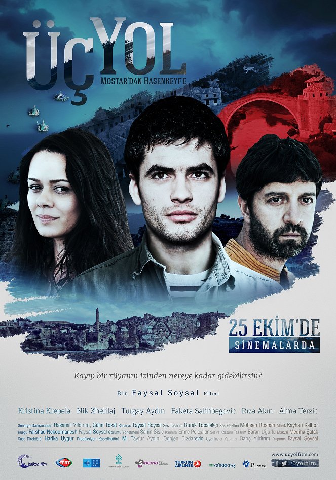 Üç Yol: Mostar'dan Hasakeyf'e - Plakate