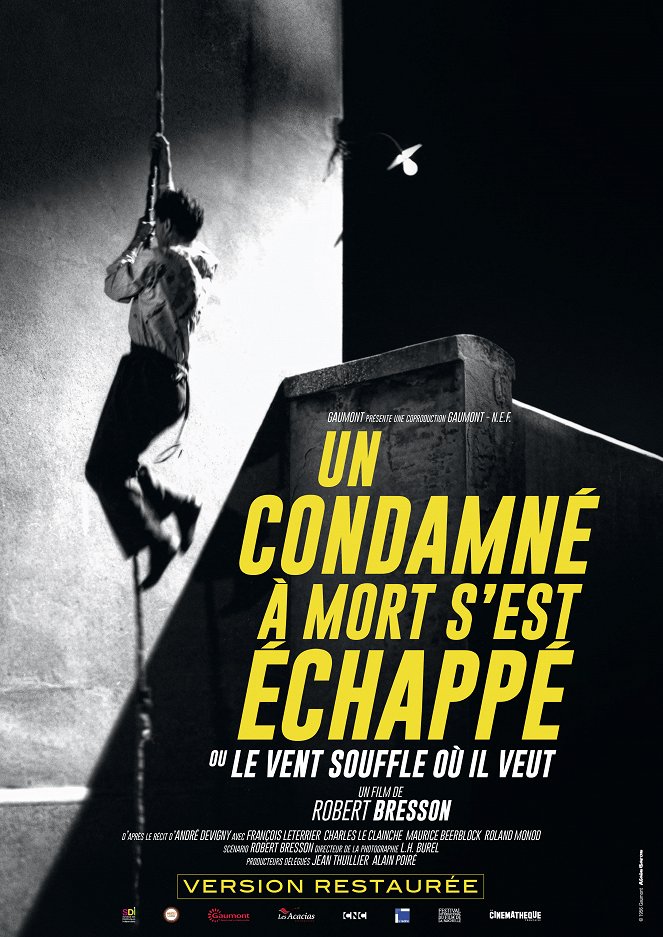 Un condamné à mort s'est échappé ou Le vent souffle où il veut - Affiches